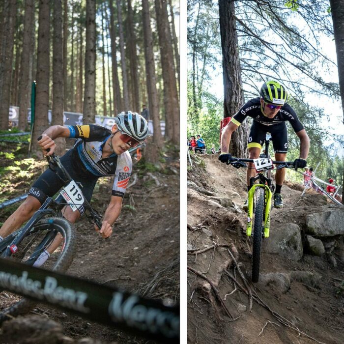 Mountainbike Fahrtechnikkurs mit Andrin Beeli und Ursin Spescha Ursin Spescha und Andrin Beeli 4